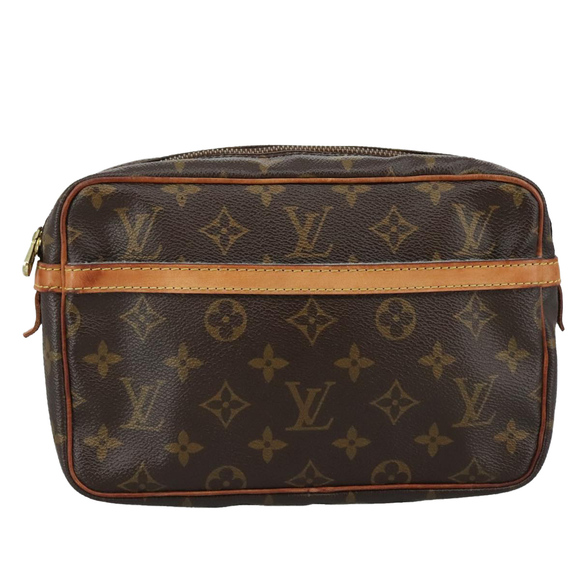 LOUIS VUITTON Monogram Compiegne 23 Clutch Bag M51847 LV Auth 106934 - Picture 13 of 16